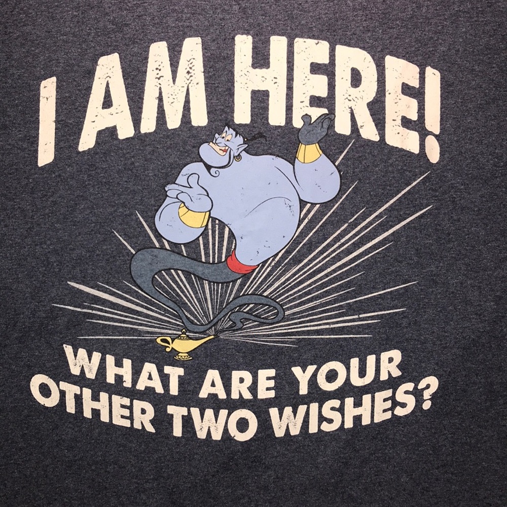 Aladdin Genie T-Shirt Disney Parks Euc